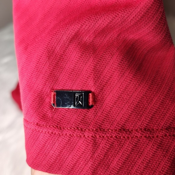 Nike Fit Dry Polo Shirt Mens Red Tiger Woods Collection XL - Picture 4 of 8